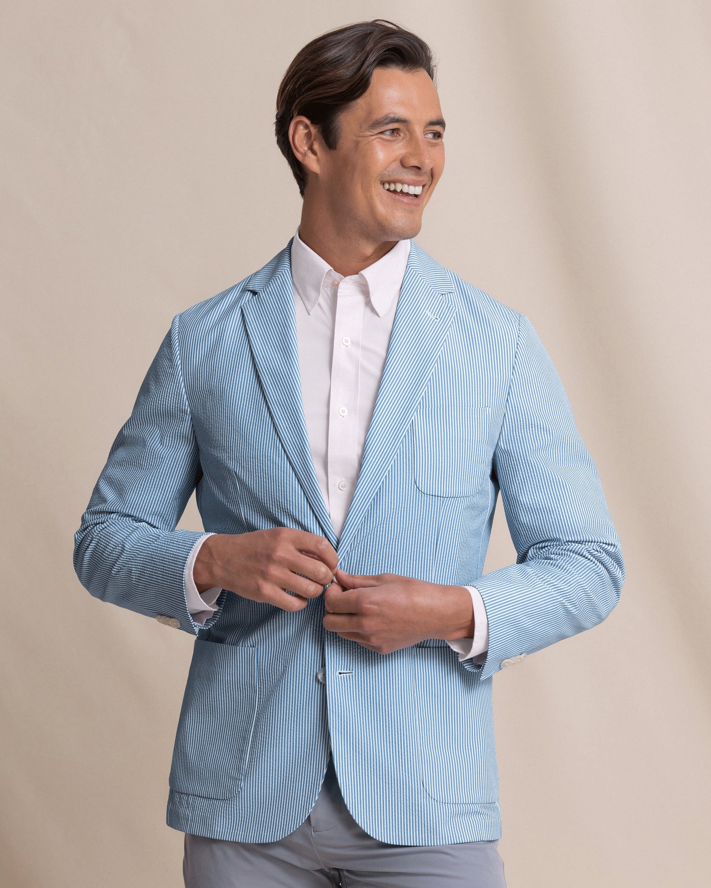 Southern Tide Pamlico Seersucker Blazer