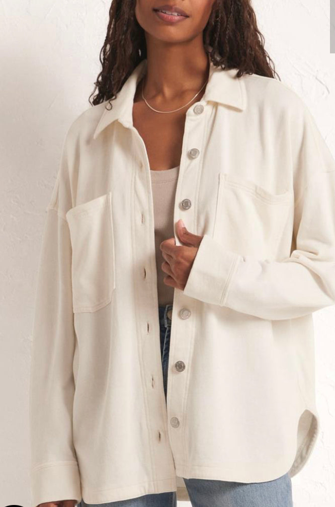 Z Supply All Day Knit Denim Jacket