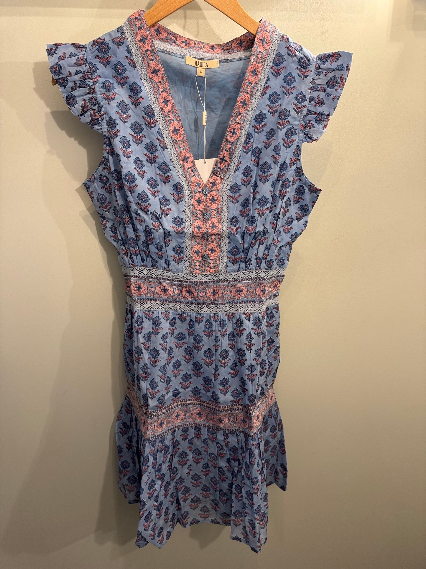Mahila Henna Ruched Dress