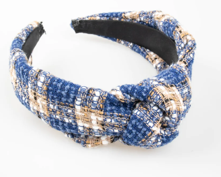 Violet & Brooks Tweed Knot Headband