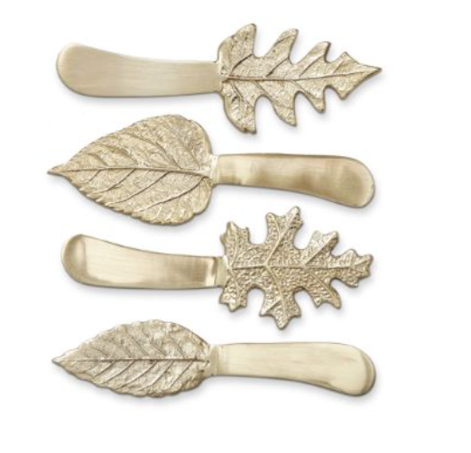 Tag Gold Leaf Cheese Spreader