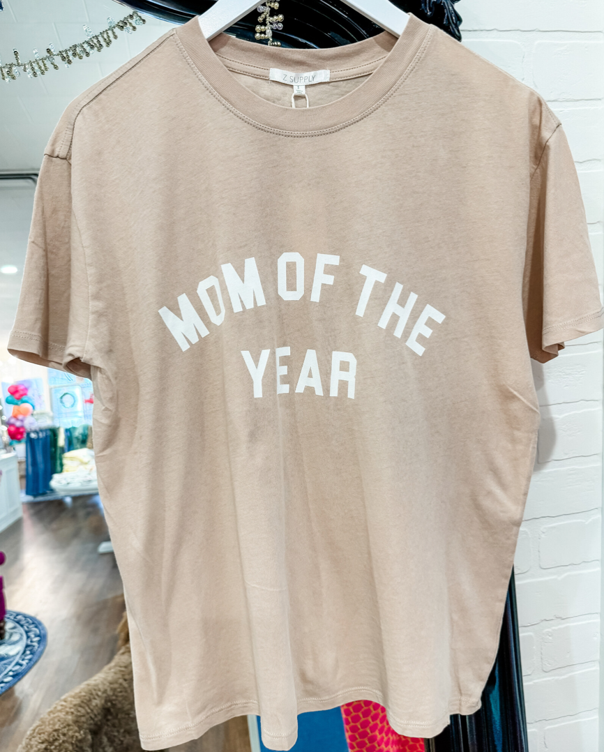 Z Supply Boyfriend Tee Mom of Year