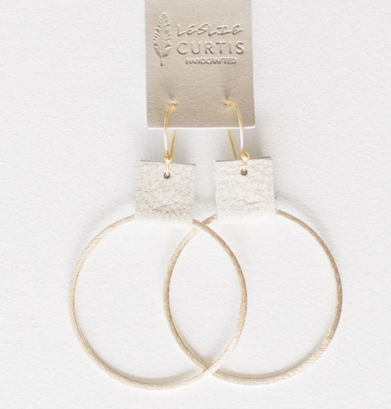 Leslie Curtis Laura Hoop Earrings