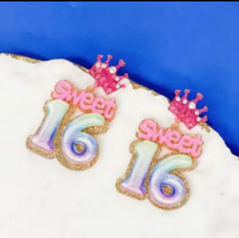 Prep Obsessed Birthday Earrings