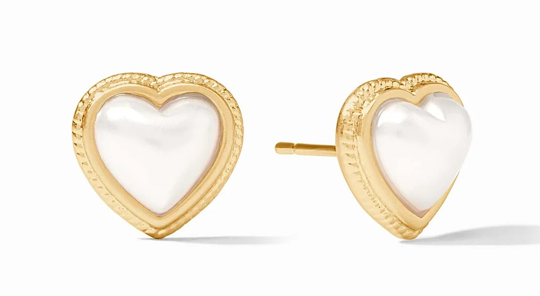Julie Vos Heart Stud Earring