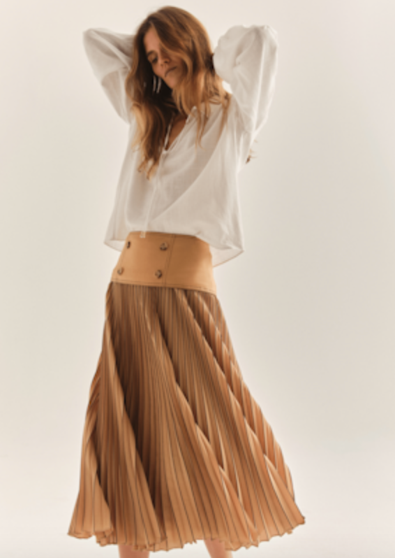 Cartolina Estelle Pleated Skirt