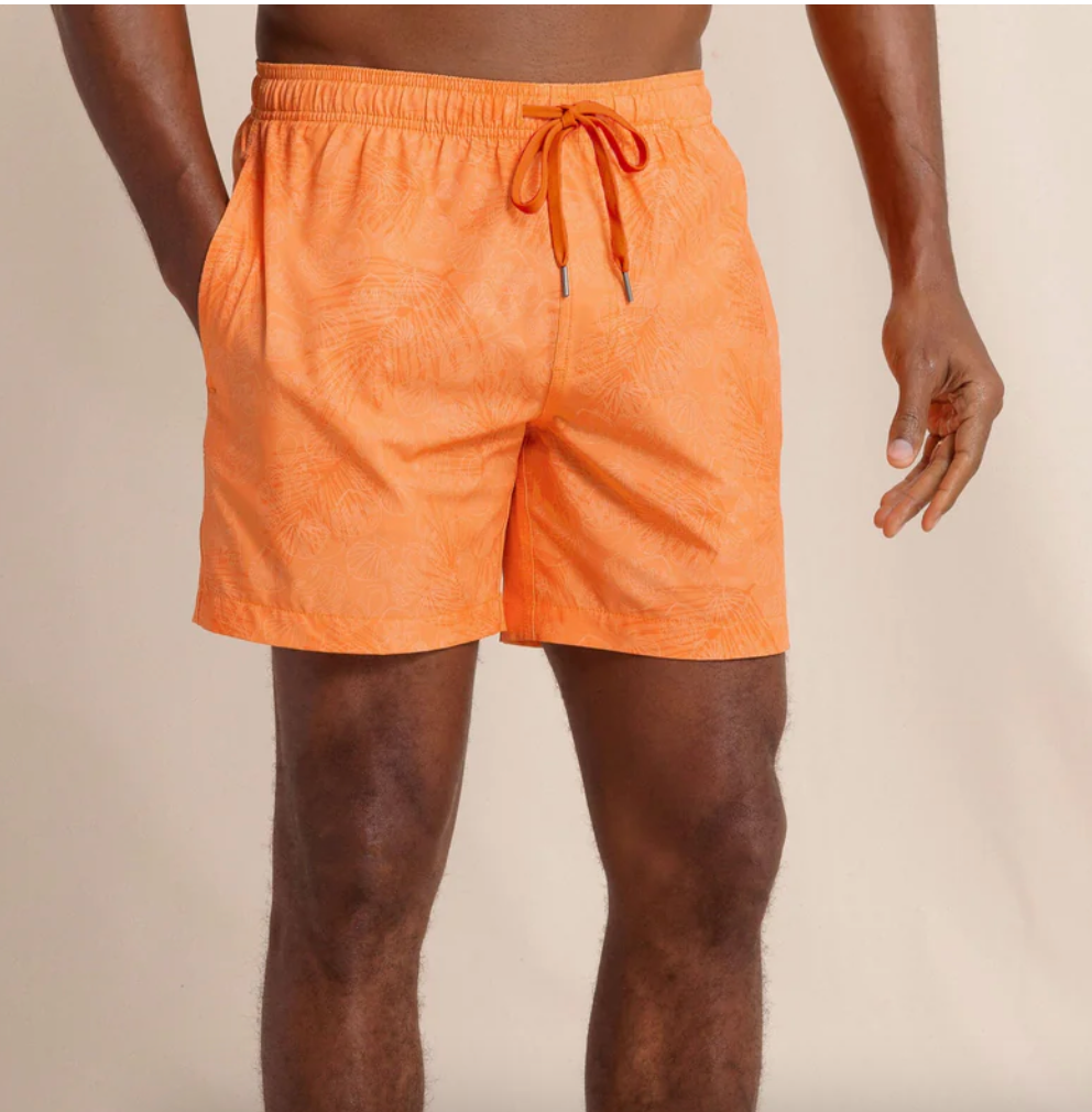 Southern Tide Palm-tree-cation Swim Trunk