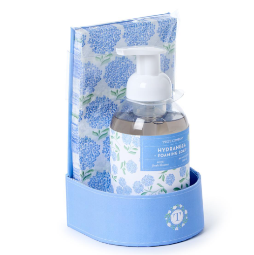 Two's Company Foaming Soap & Towel Set