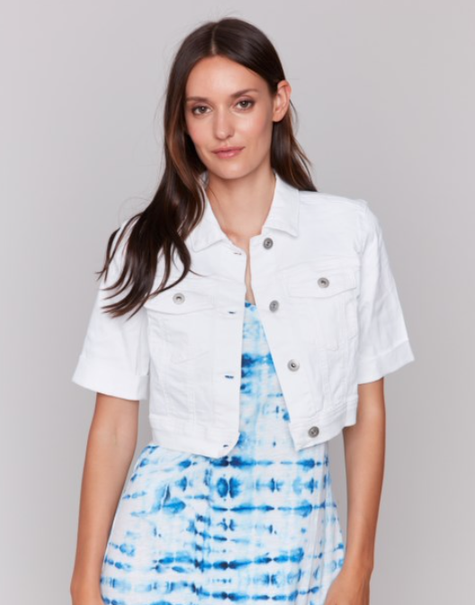 Charlie B Cropped SS Jean Jacket