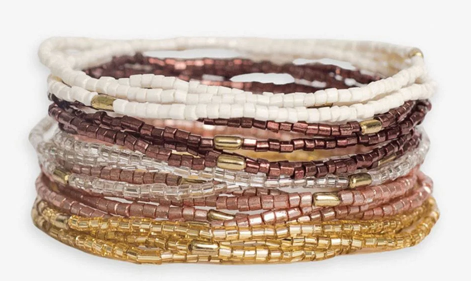 Ink+Alloy Chelsea 18 Strand Beaded Bracelet Set