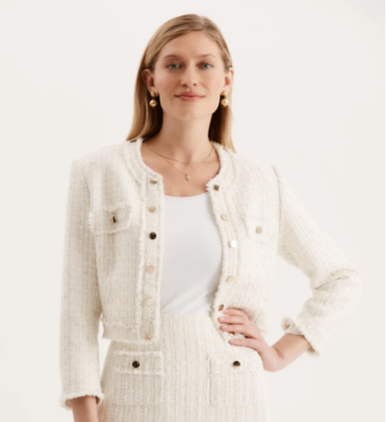 Tyler Boe Jackie Boucle Jacket