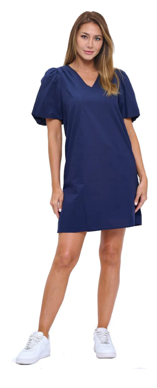 Aryeh Puff Sleeve Shift Dress