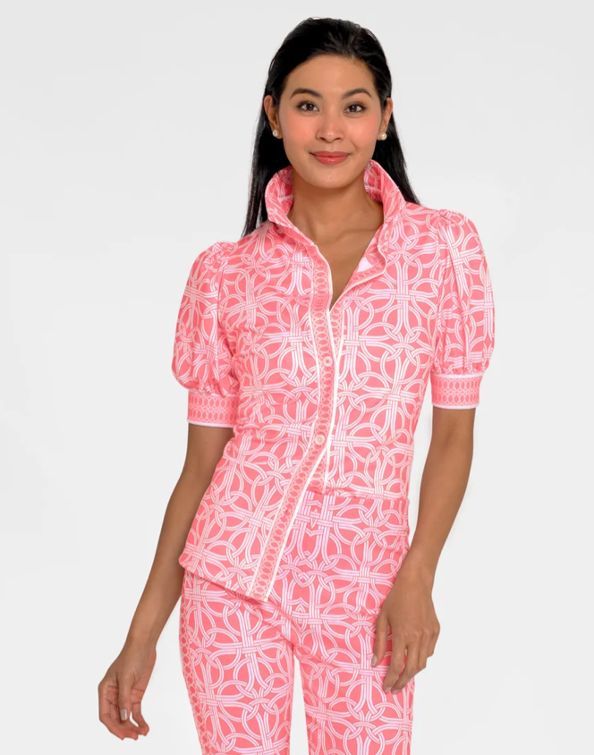 Gretchen Scott Puff Sleeve Top