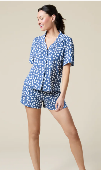 Softies Aria Collar Short PJ Set