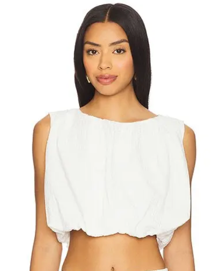 MINKPINK Alexa Bubble Crop Top