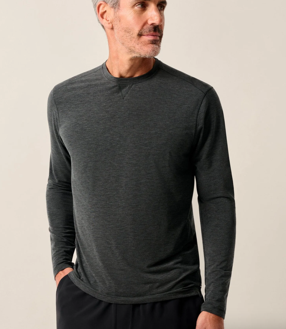 johnnie-O Course LS Tee