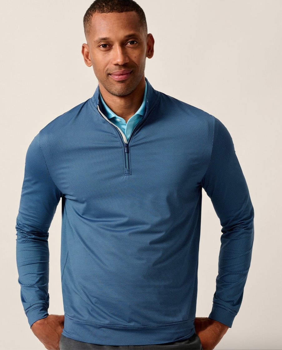 johnnie-O Jamie Jacquard 1/4-Zip Pullover