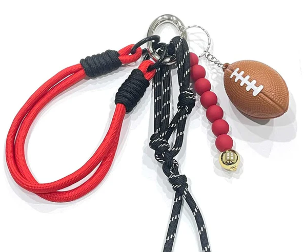 ZENZII Football Bag Charm