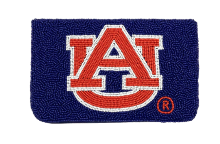 LA Chic Hard Shell Beaded Crossbody Bag