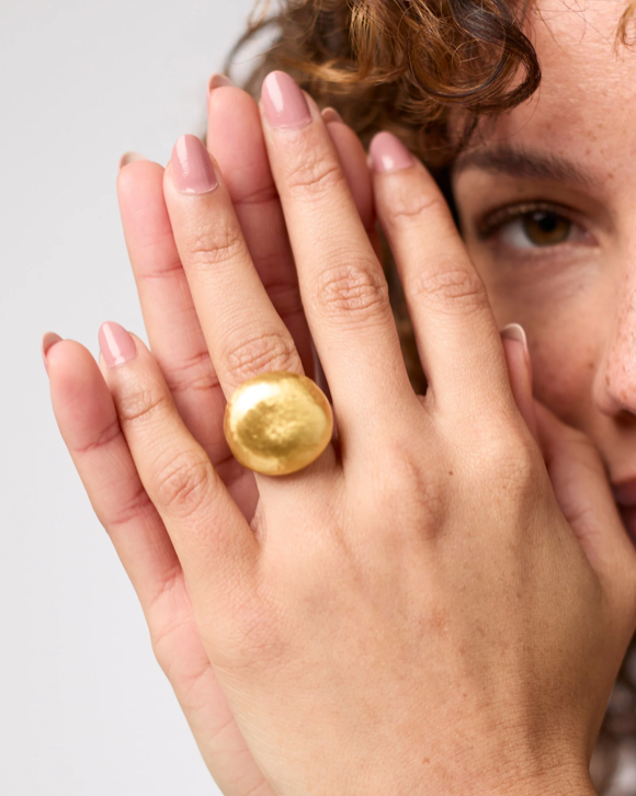Julie Vos Solara Gold Ring