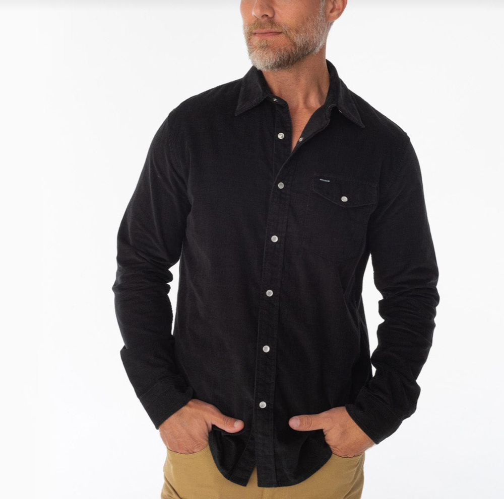 Criquet Corduroy Pearl Snap Button Down