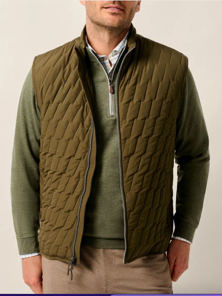 johnnie-O Belfry Quilted Puffer Vest