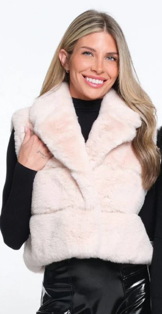 Kelli Kouri Faux Fur Vest