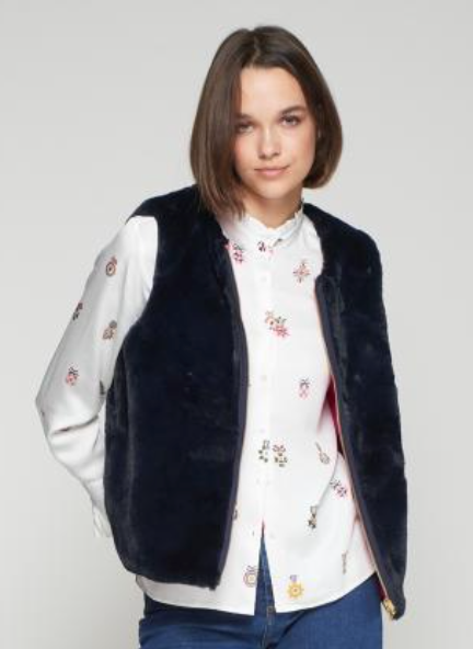 Vilagallo Reversible Wool Vest