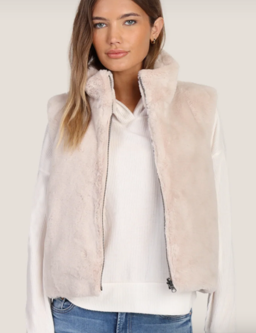 Dylan Classic Fur Vest Reversible