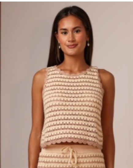 Shore Crochet Tank