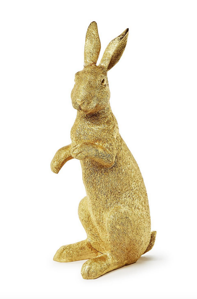 Two's Company Large Golden Bunny