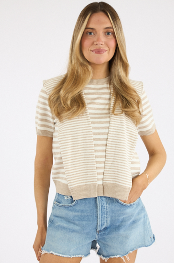 DH Joan Combo Sweater Top