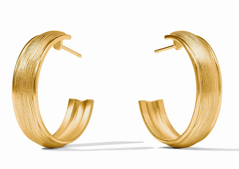 Julie Vos Cobblestone Hoop Earrings