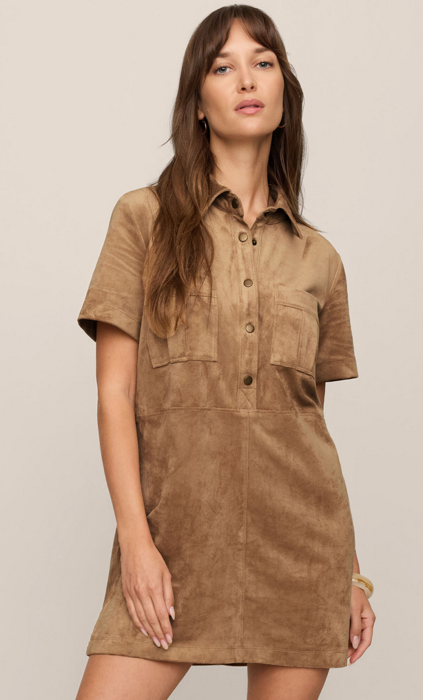 Z Supply Leone Suede Dress