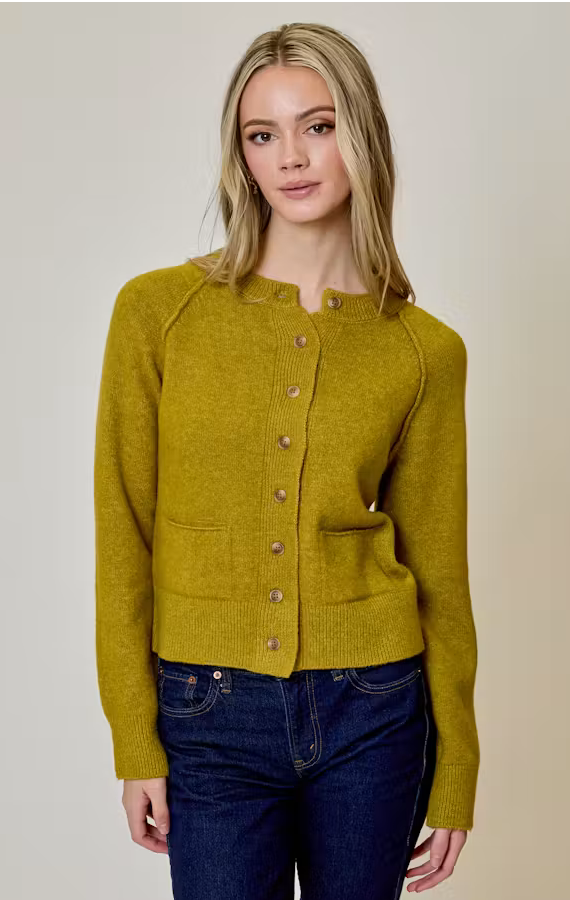 Design History Raglan Sleeve Cardigan