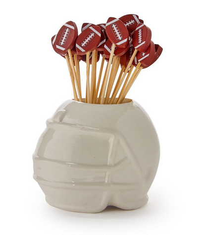 Two's Company Football Helmet Holder & Picks
