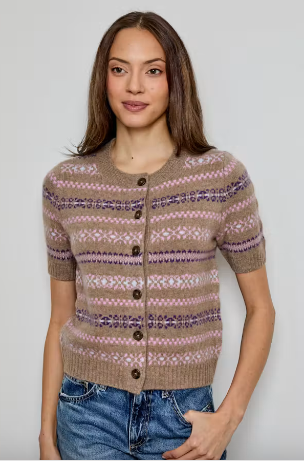 Design History SS Fairisle Cardigan