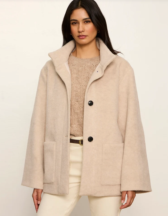 Sanctuary Bundled Wool Coat