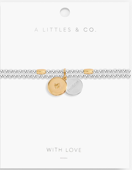 A Littles Lila Circle Bracelet