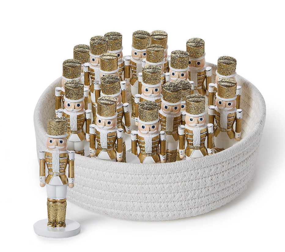 Two's Company Nutcracker Place Card Holder