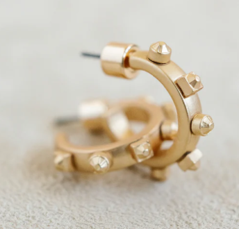 Smith & Co. Metal Huggie Hoops