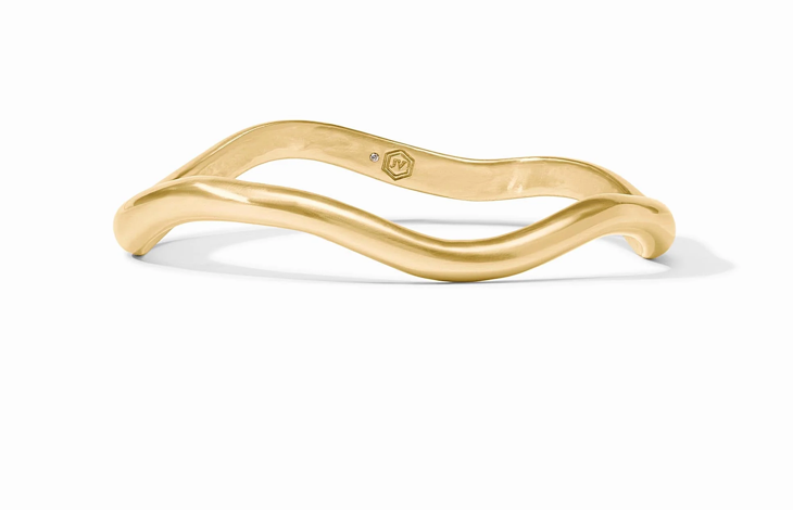 Julie Vos Gold Wave Bangle