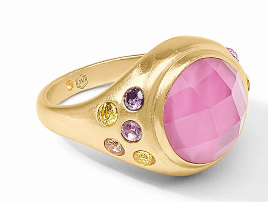 Julie Vos Rainbow Statement Ring