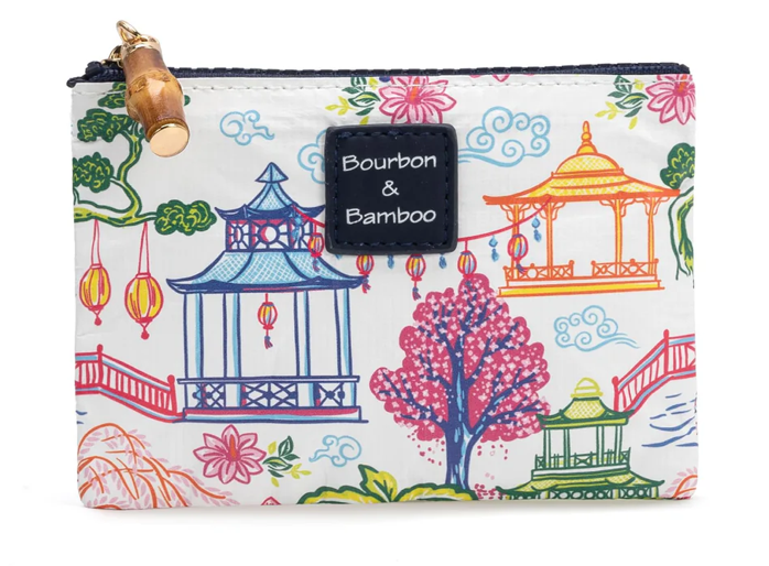 Bourbon & Bamboo Coin Zipper Purse