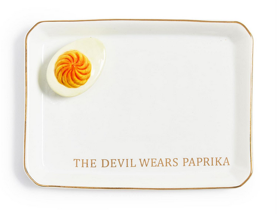 Two's Company Iconic Eats Trinket / Desk Tray