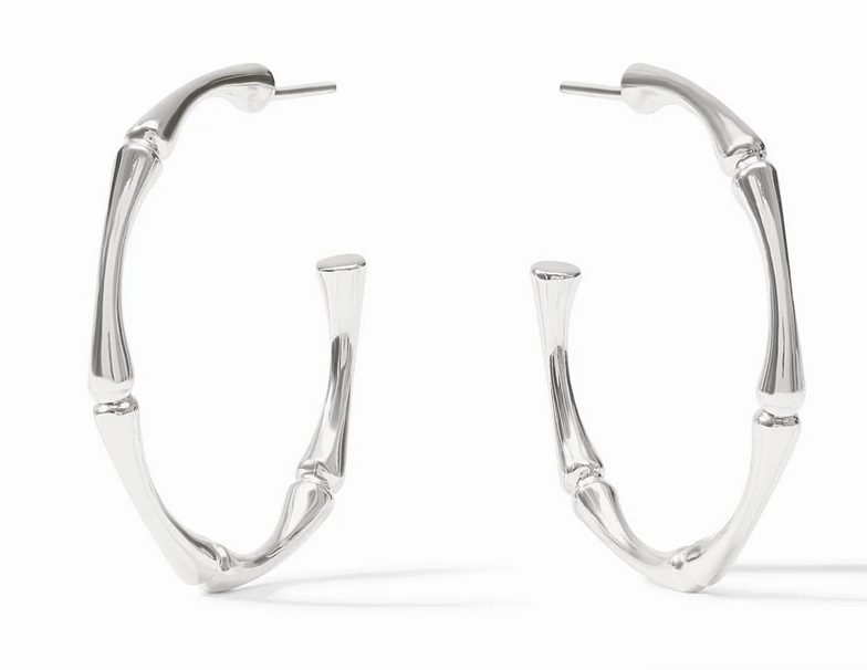 Julie Vos Gold Bamboo Hoop Earrings