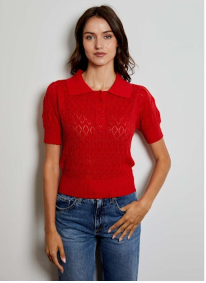Design History SS Polo w/Texture