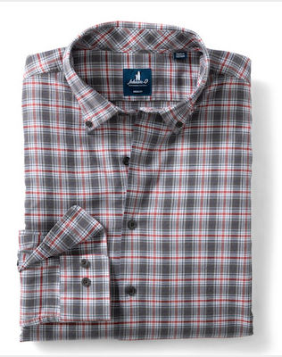 Johnnie-O Lane Forest Pane Button Down