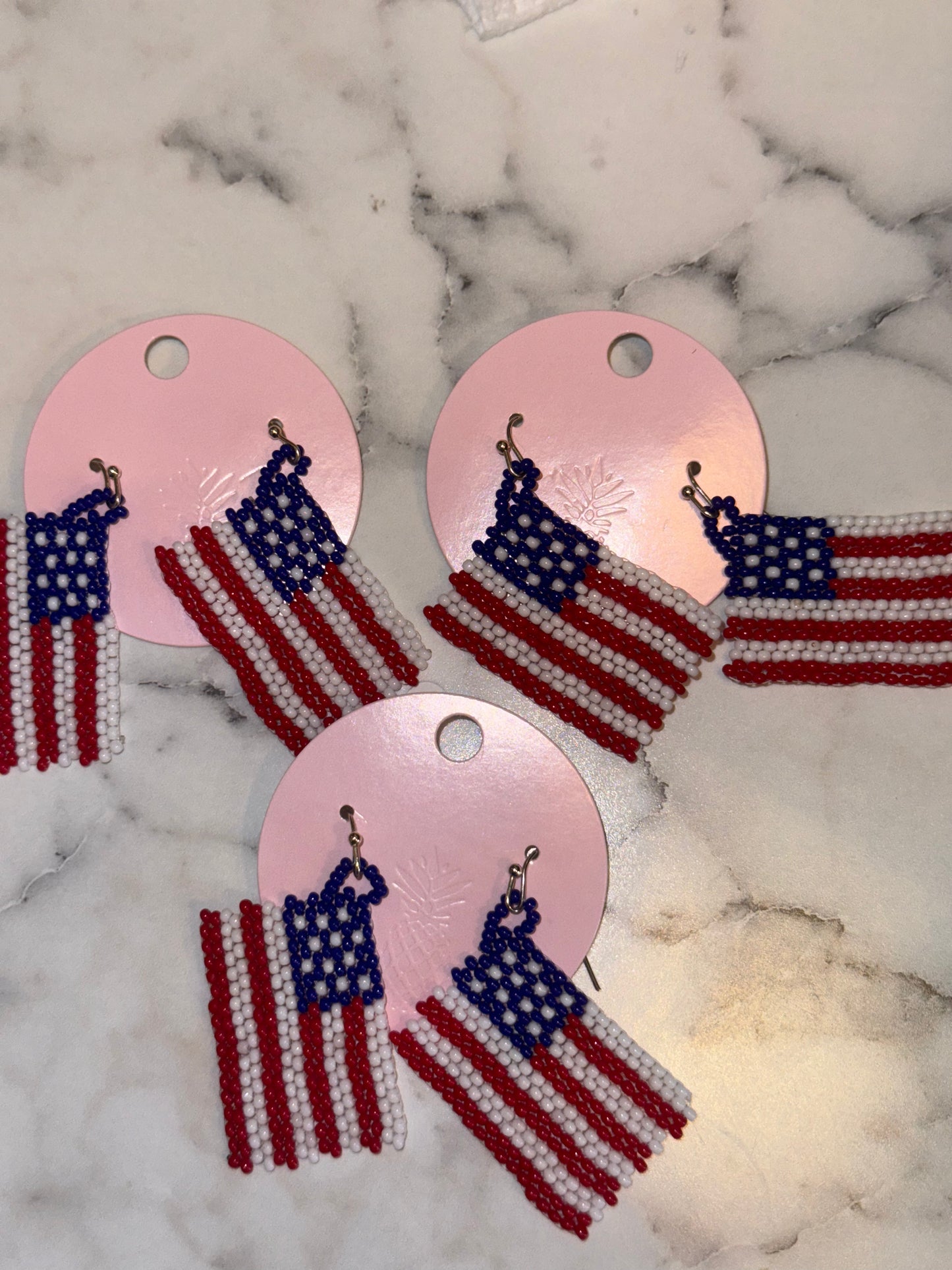 Prep Obsessed Patriotic Earrings