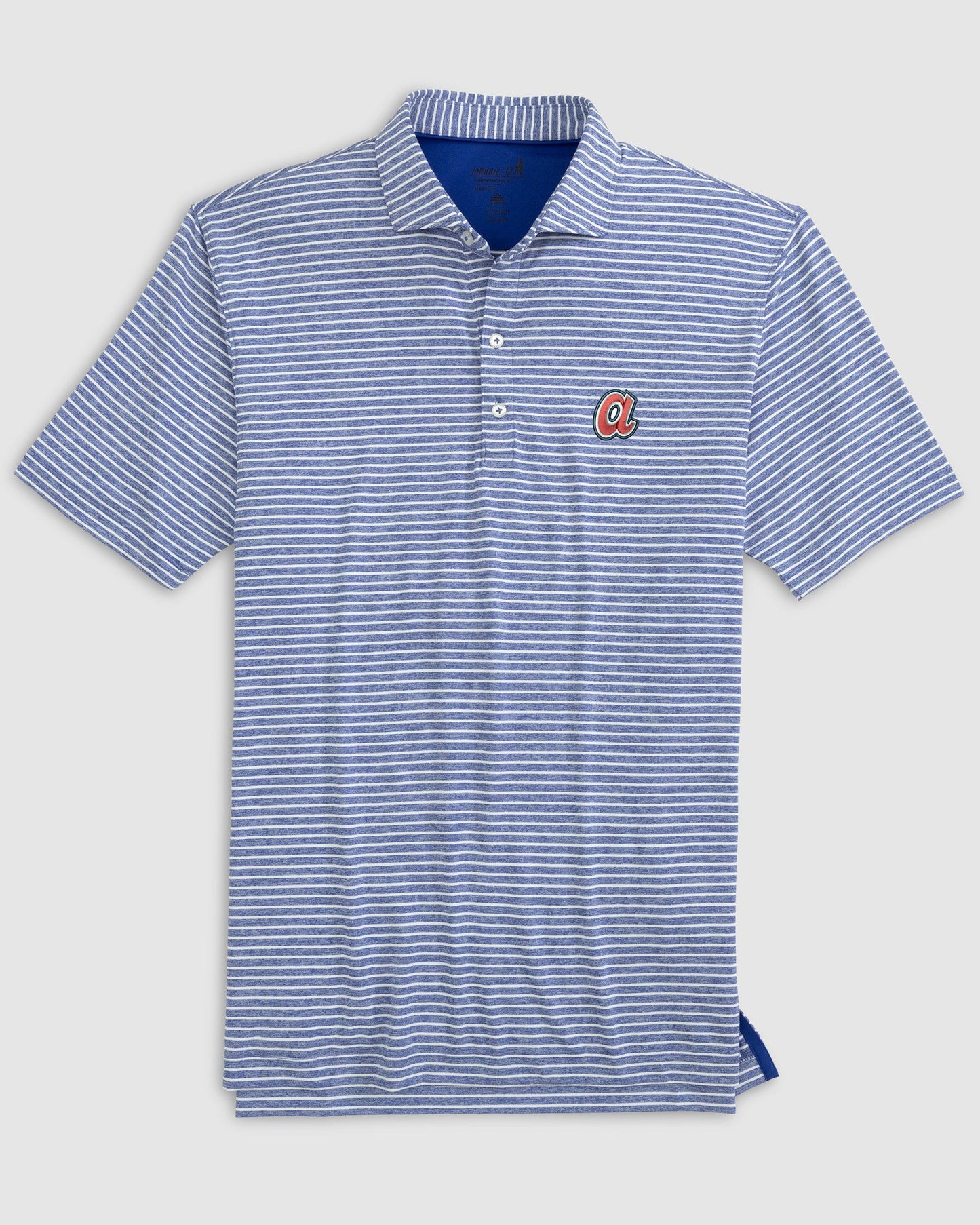 johnnie-O Clipper Striped BRAVES Polo